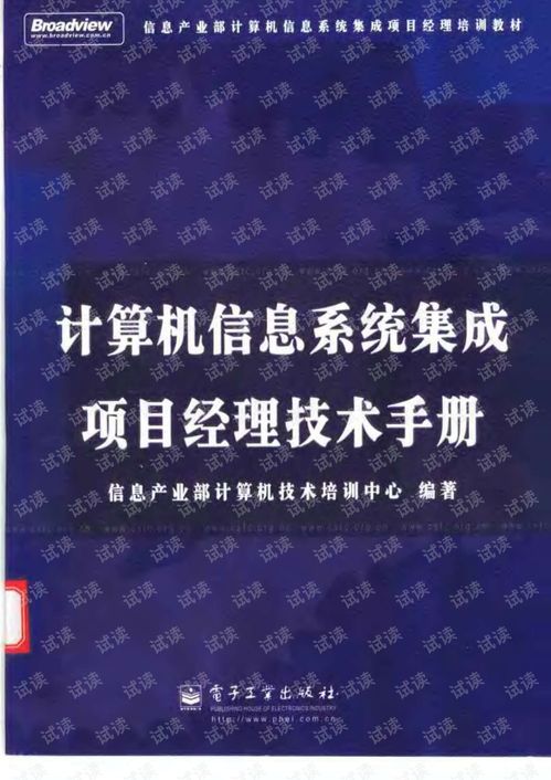 《計(jì)算機(jī)信息系統(tǒng)集成項(xiàng)目經(jīng)理技術(shù)手冊(cè) 核心職責(zé)、技術(shù)要點(diǎn)與實(shí)施策略》